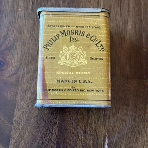 Vintage Phillip Morris & Co. Ltd. Special Blend Cigarettes Tin